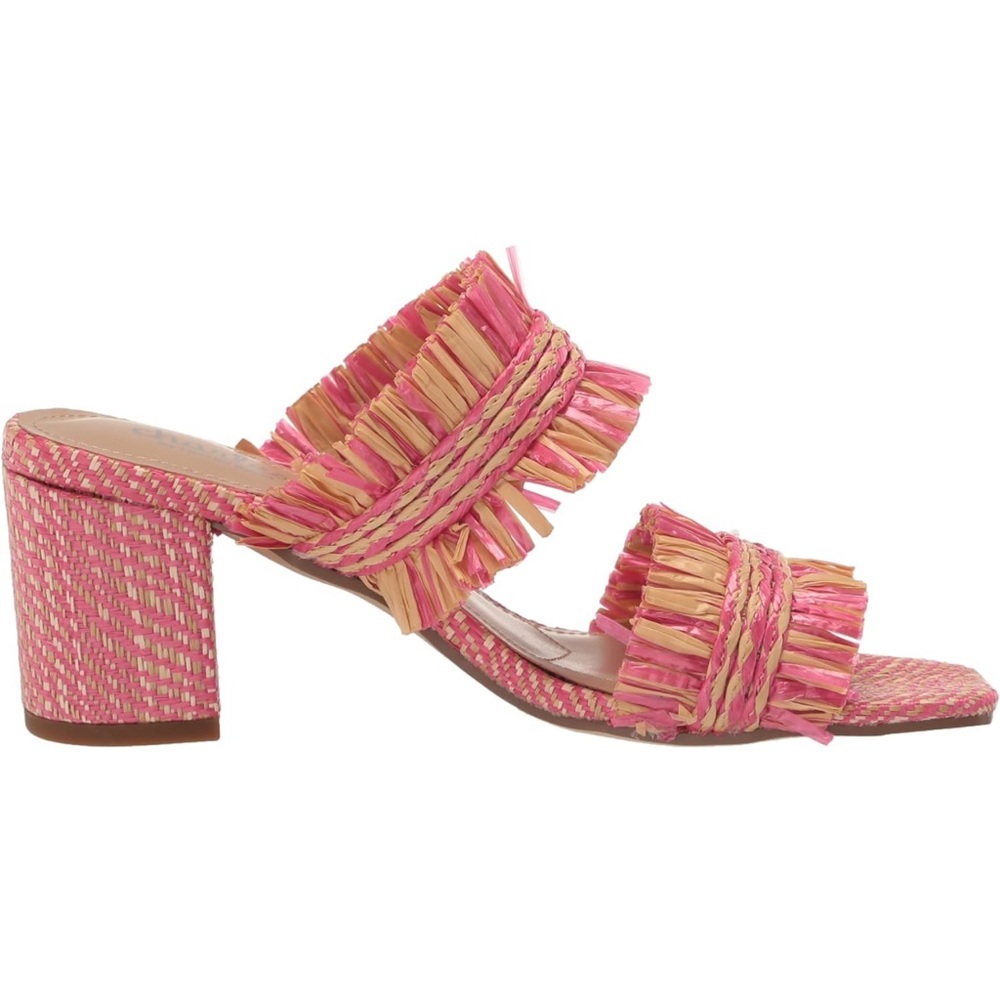 Charles David Cami raffia heeled sandal